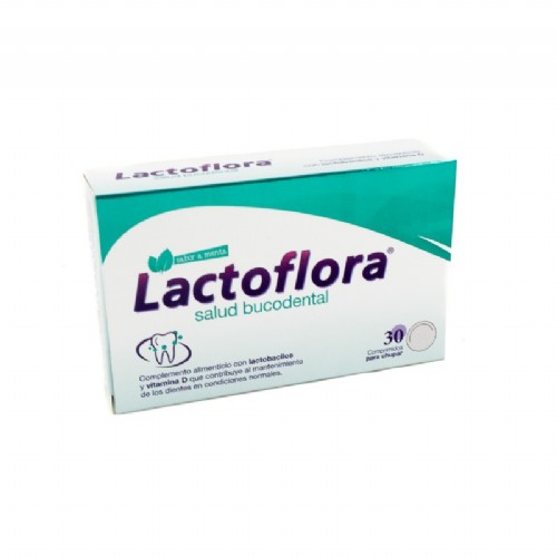 lactoflora salud bucodental comp para chupar (30 comp sabor menta)